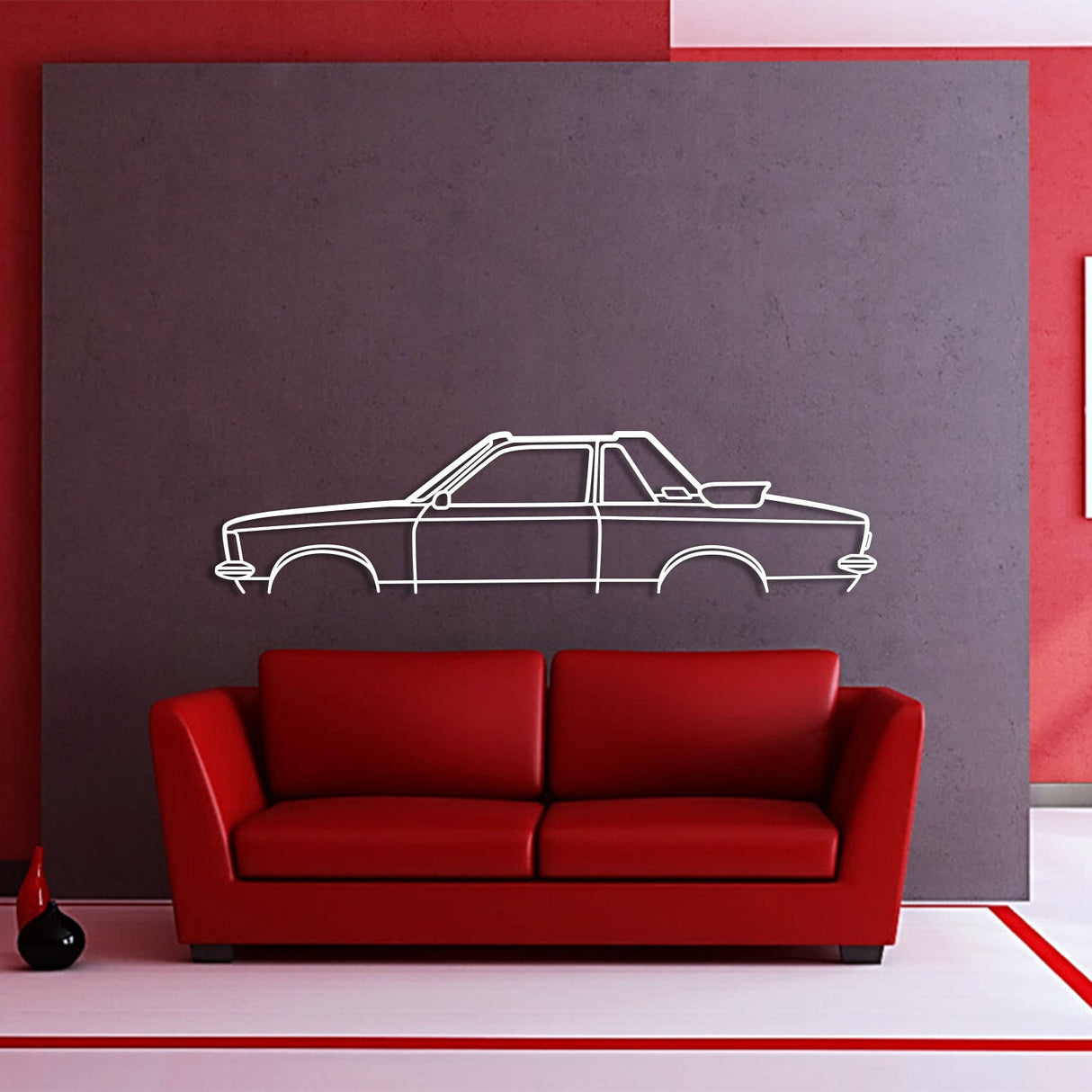 Kadett C Aero 1978 Classic Metal Car Wall Art - NC0996