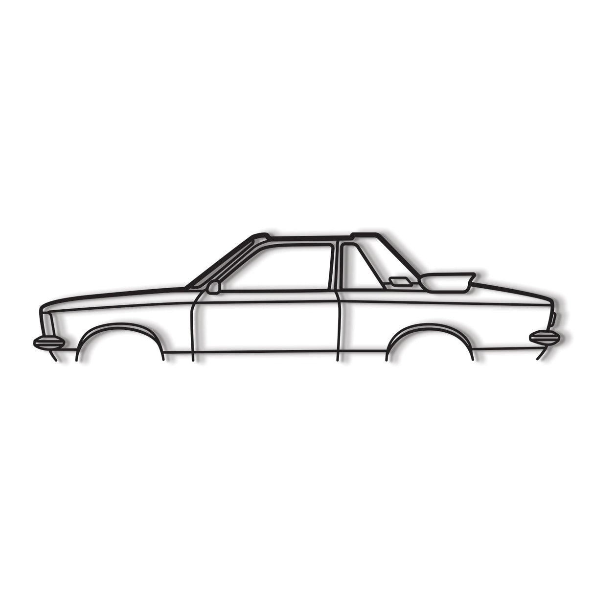 Kadett C Aero 1978 Classic Metal Car Wall Art - NC0996