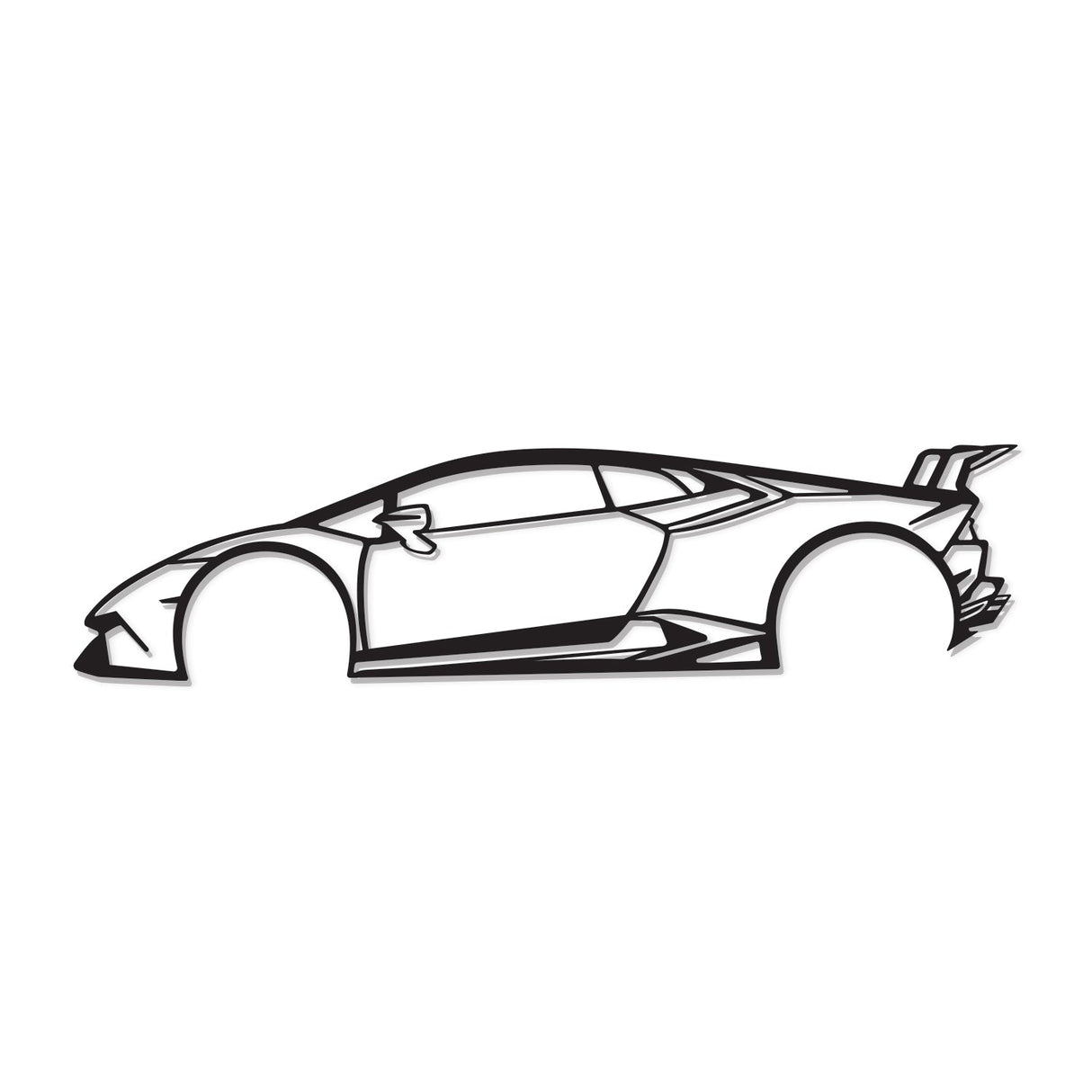 Huracan Performante Metal Car Wall Art - NC0991