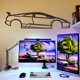 Murcielago Metal Car Wall Art - NC1056