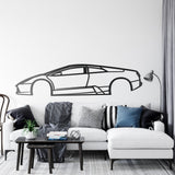 Murcielago Metal Car Wall Art - NC1056