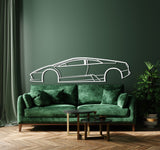 Murcielago Metal Car Wall Art - NC1056