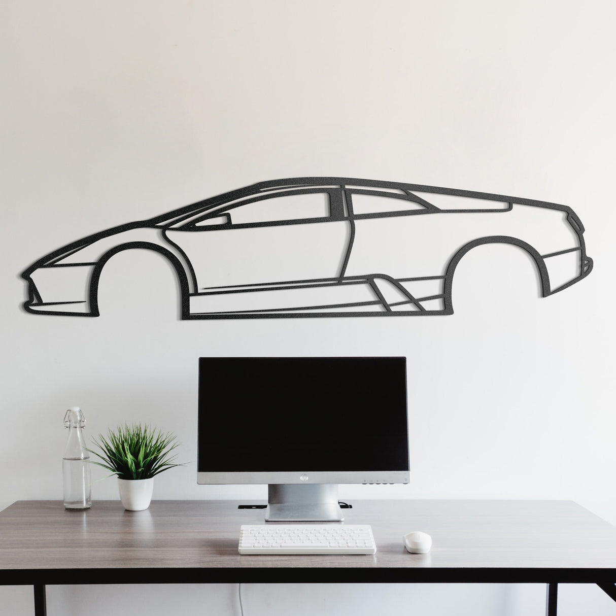 Murcielago Metal Car Wall Art - NC1056