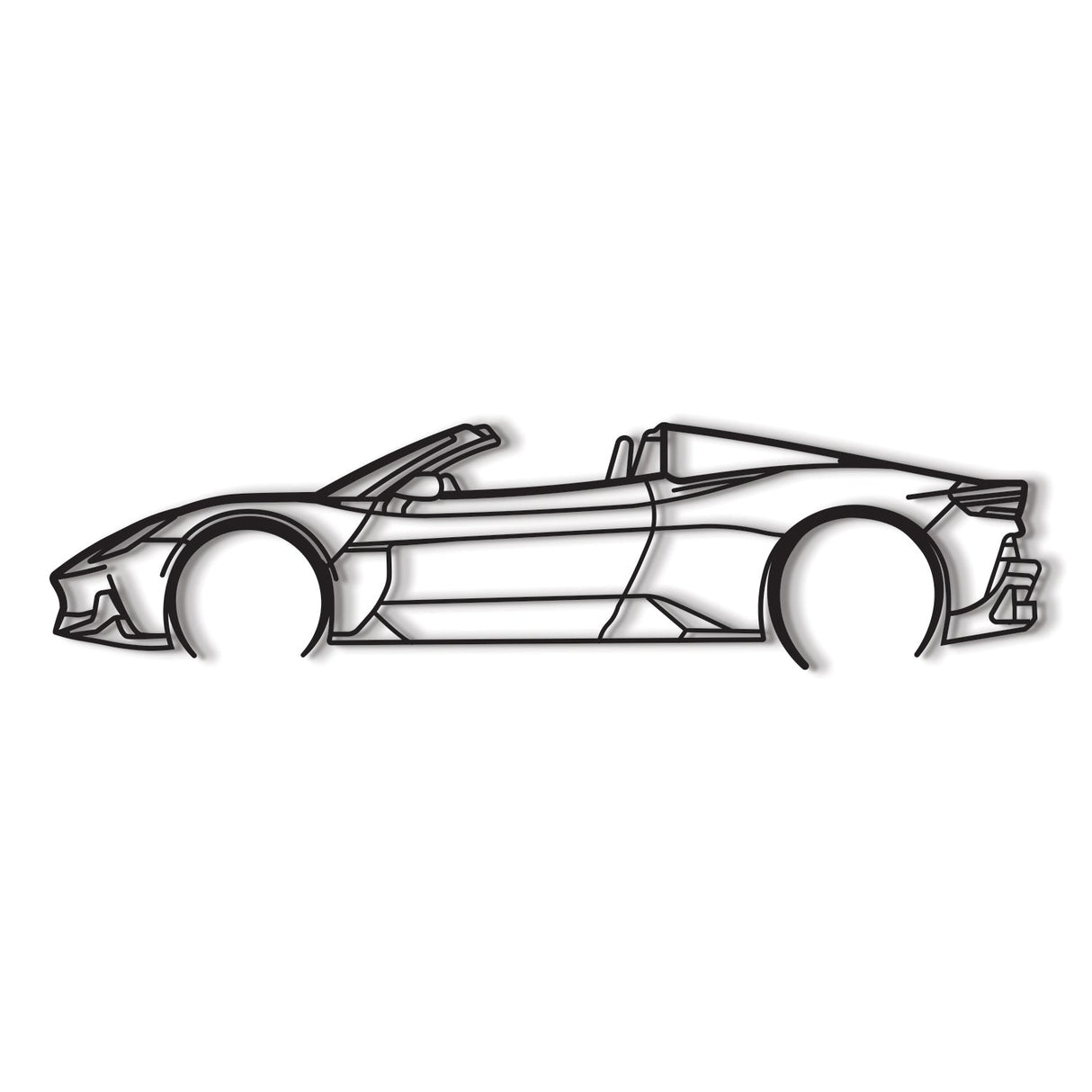 MC20 Cielo Metal Car Wall Art - NC1019