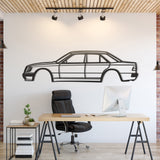 W124 500E Metal Car Wall Art - NC1109