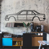 W124 500E Metal Car Wall Art - NC1109