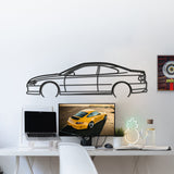 Monaro V8 Detailed Metal Car Wall Art - NC1053