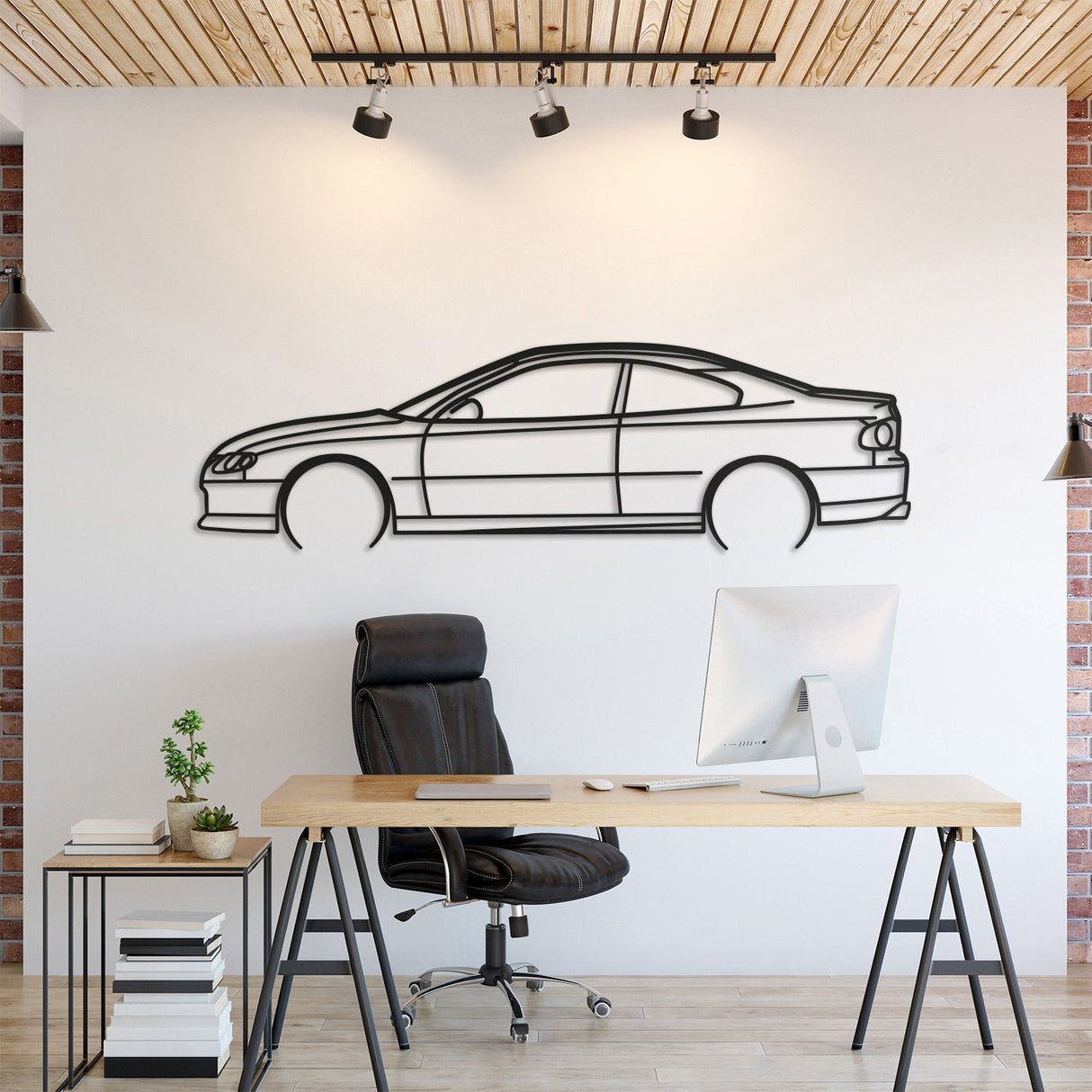 Monaro V8 Detailed Metal Car Wall Art - NC1053