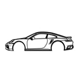 911 993 Metal Car Wall Art - NC0845