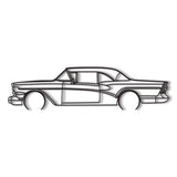 1957 Riviera Detailed Metal Car Wall Art - NC0052