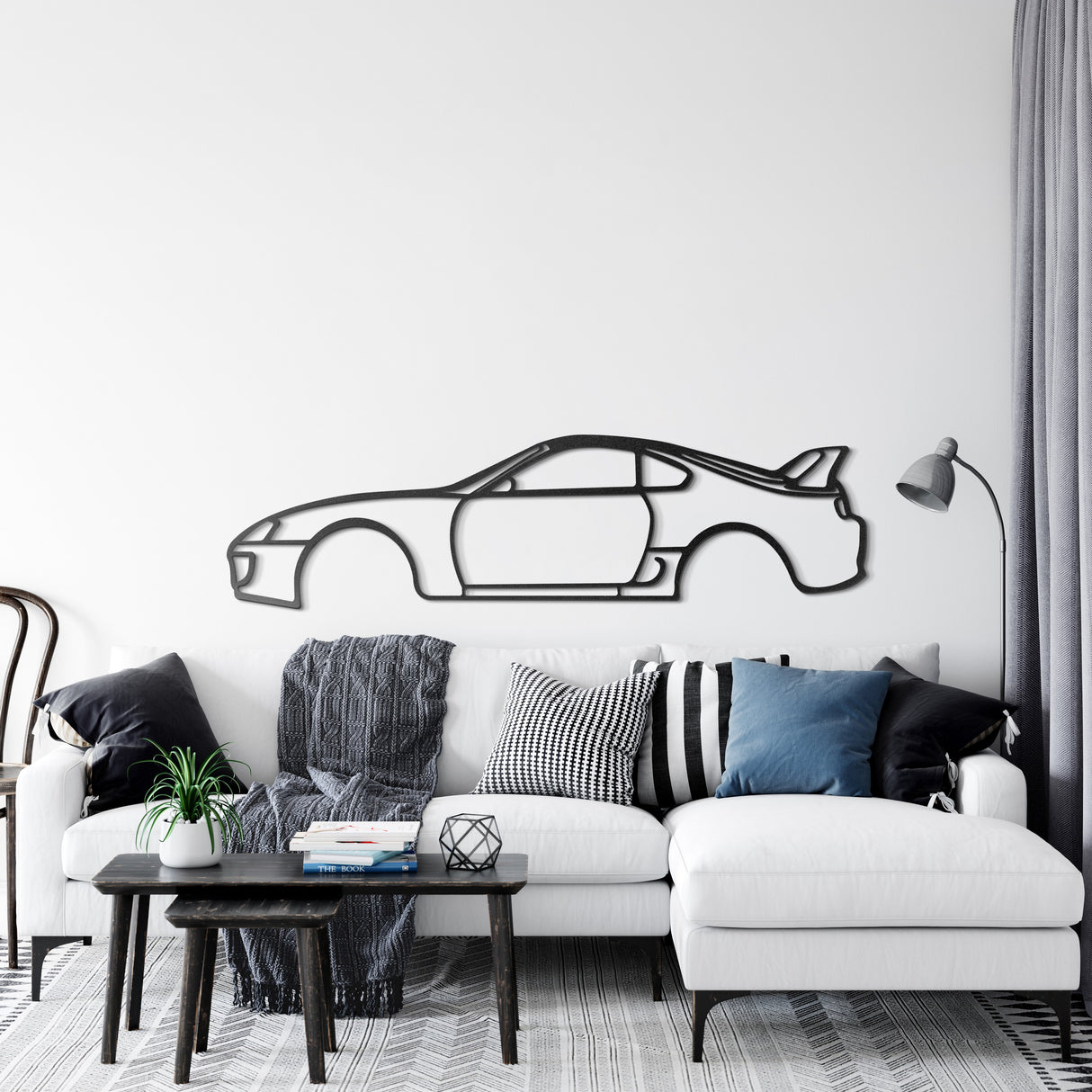 Supra MK4 Metal Car Wall Art - NC1096