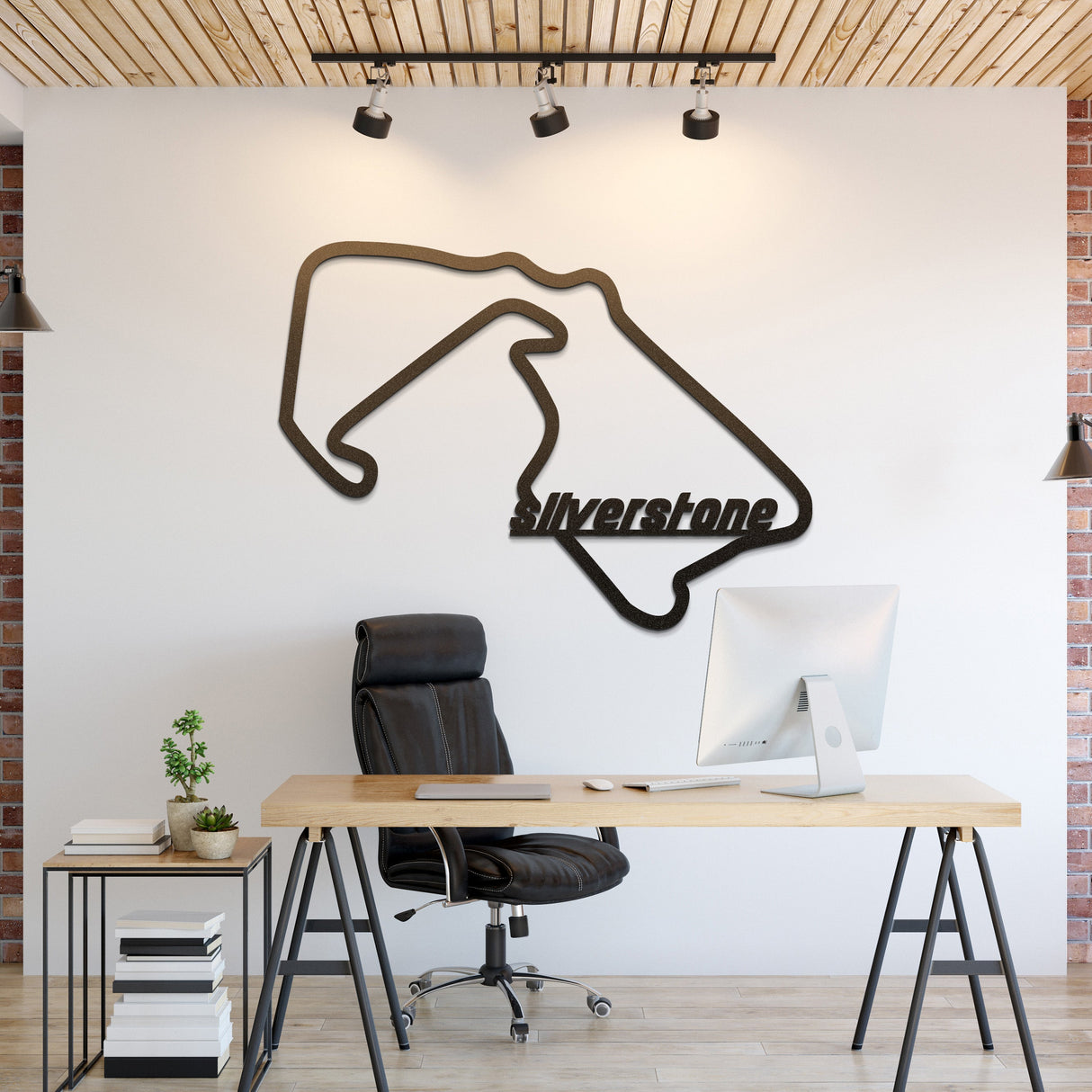 Silverstone Formula 1 Metal Circuit Wall Art - NC1089