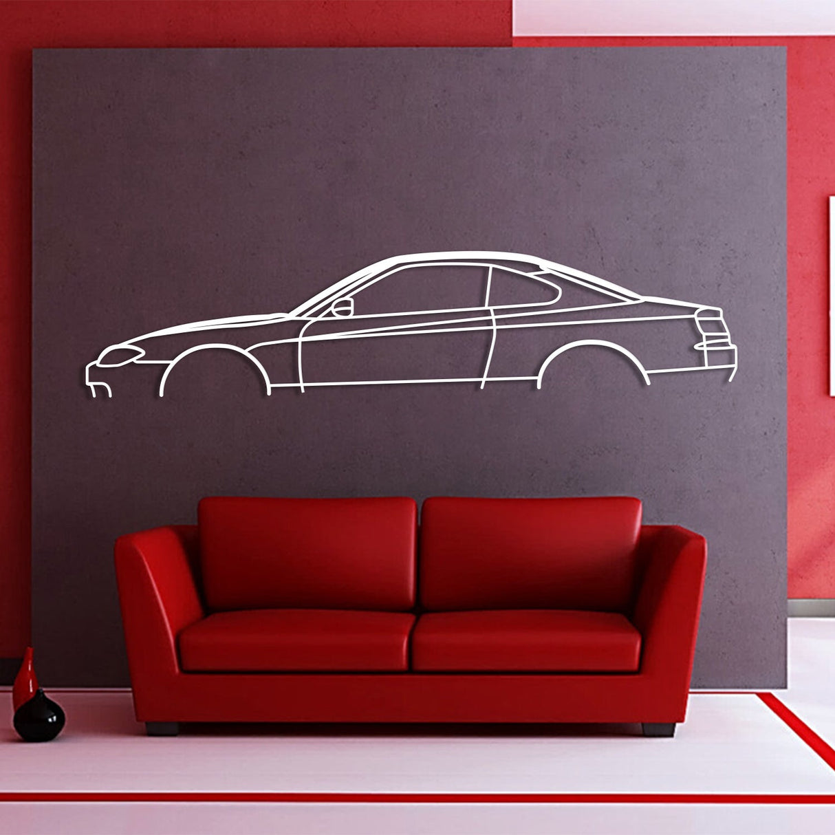 Silvia S15 Classic Metal Car Wall Art - NC1090