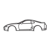 Supra MK4 Metal Car Wall Art - NC1096