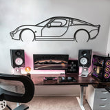 Vertige Detailed Metal Car Wall Art - NC1106