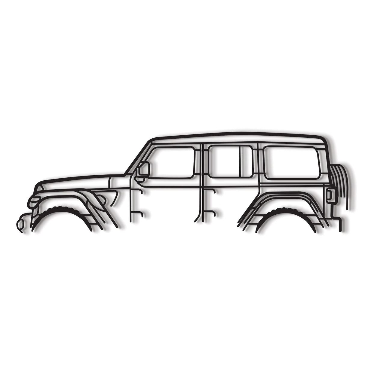 Wrangler Classic Metal Car Wall Art - NC1110