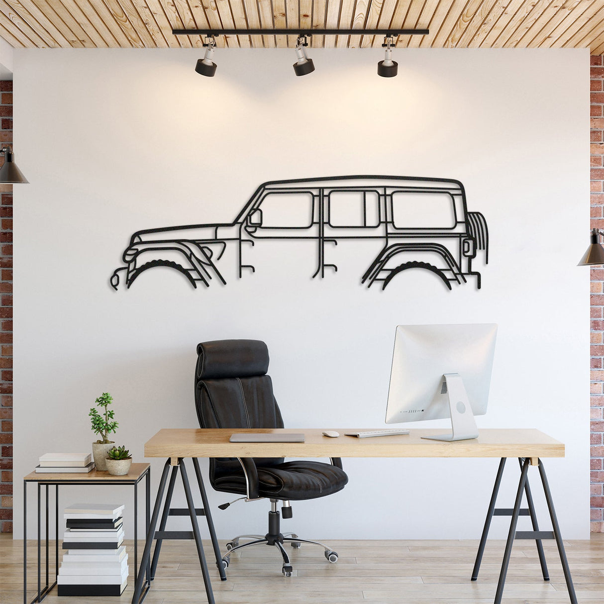 Wrangler Classic Metal Car Wall Art - NC1110