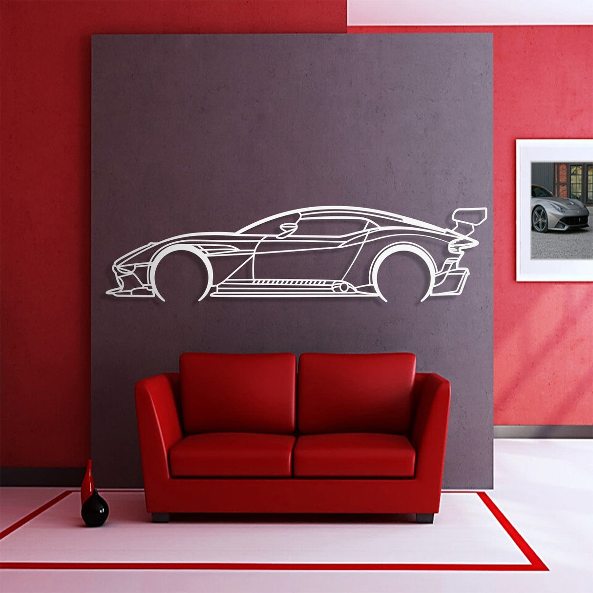 Vulcan Metal Car Wall Art - NC1108