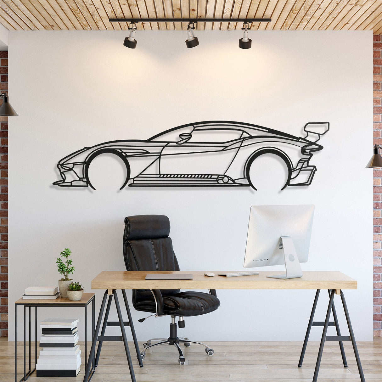 Vulcan Metal Car Wall Art - NC1108