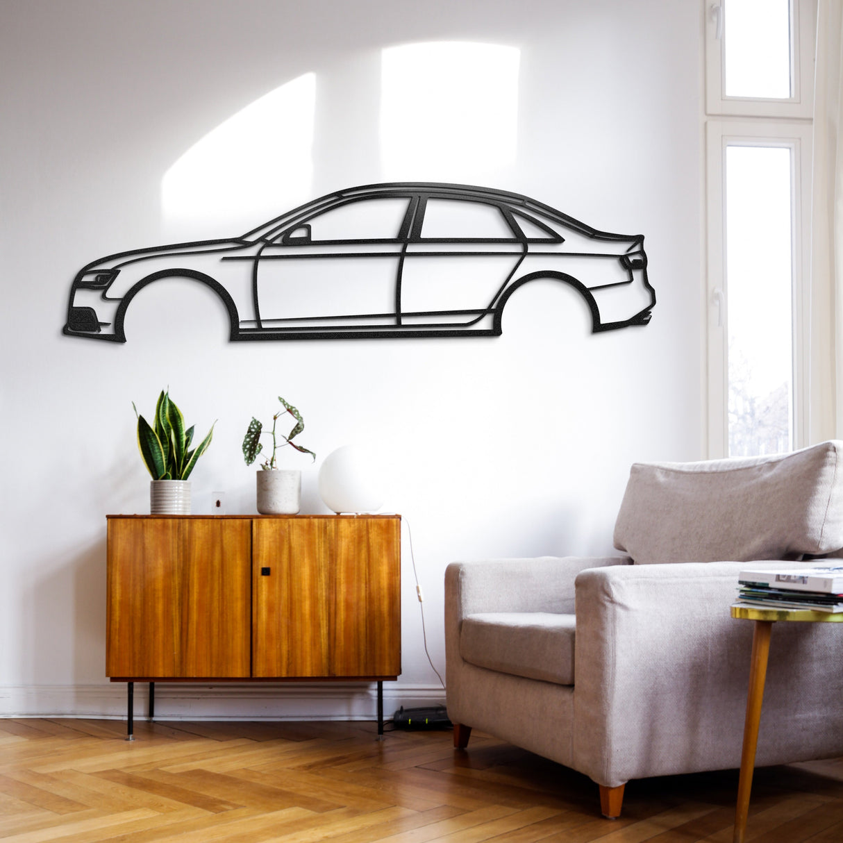 S4 Metal Car Wall Art - NC1084