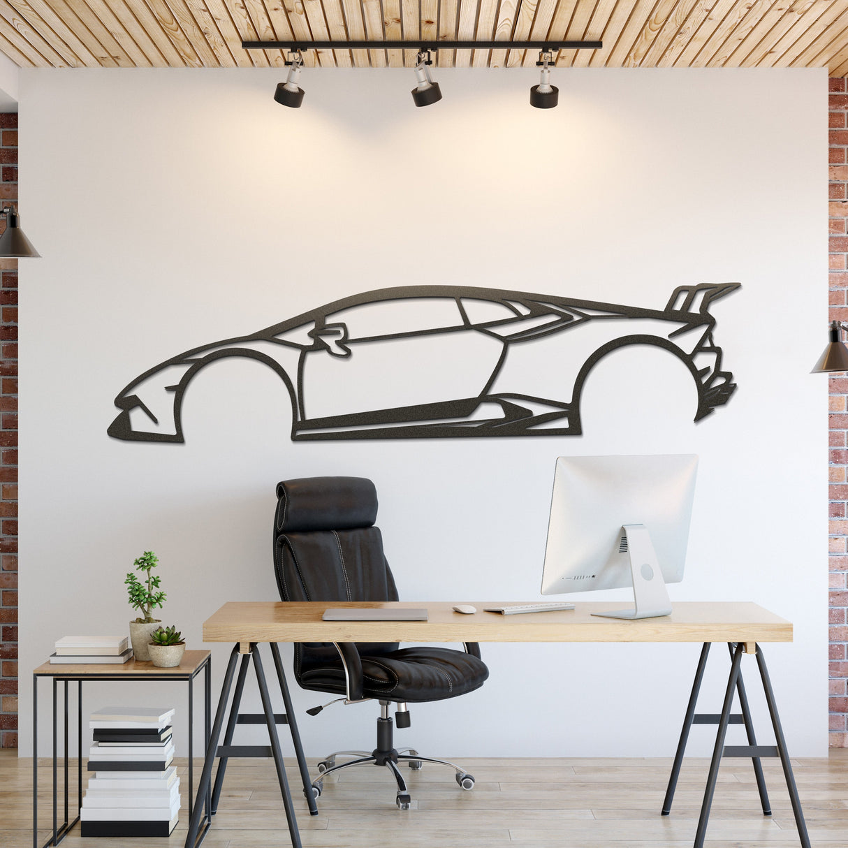 Huracan Performante Metal Car Wall Art - NC0991