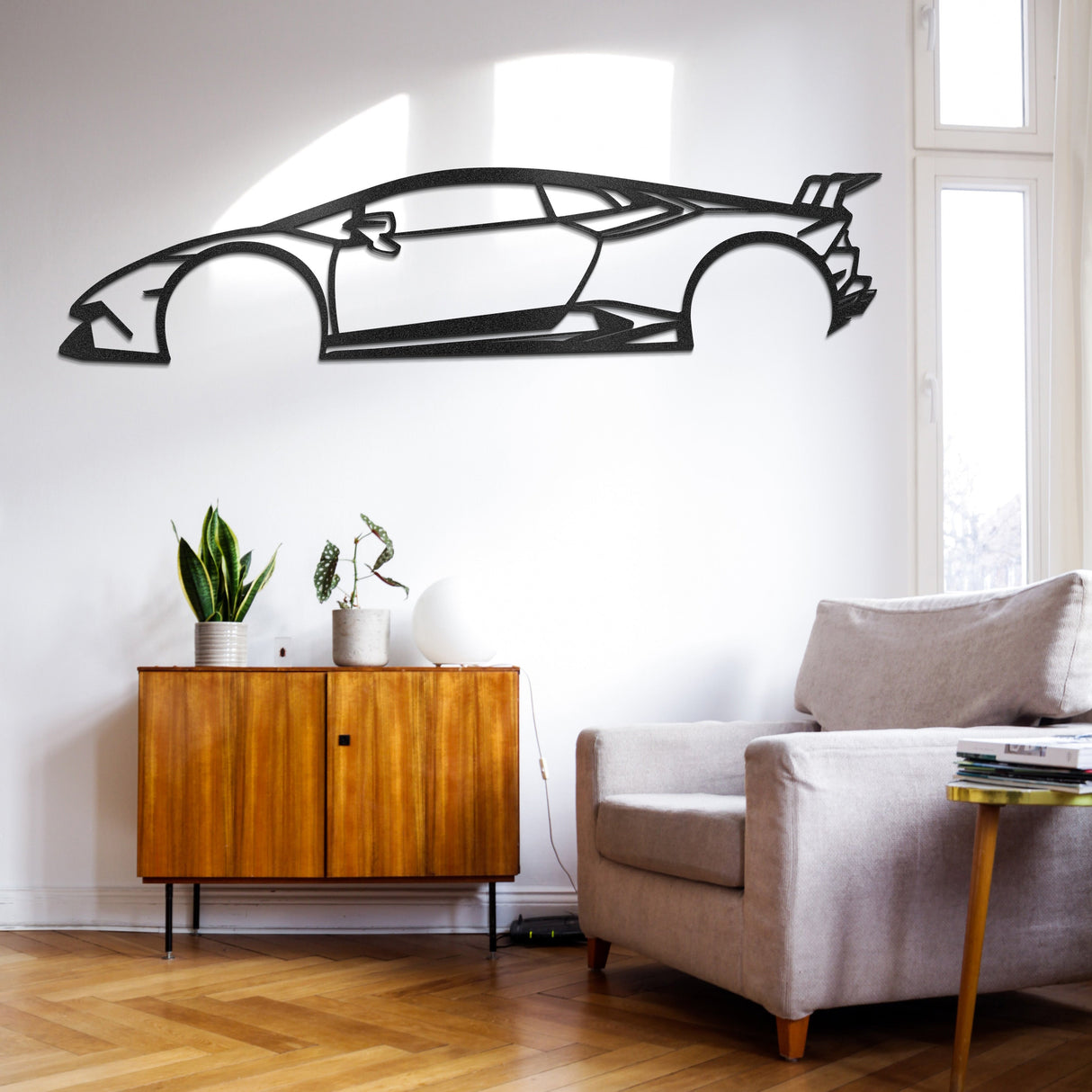 Huracan Performante Metal Car Wall Art - NC0991