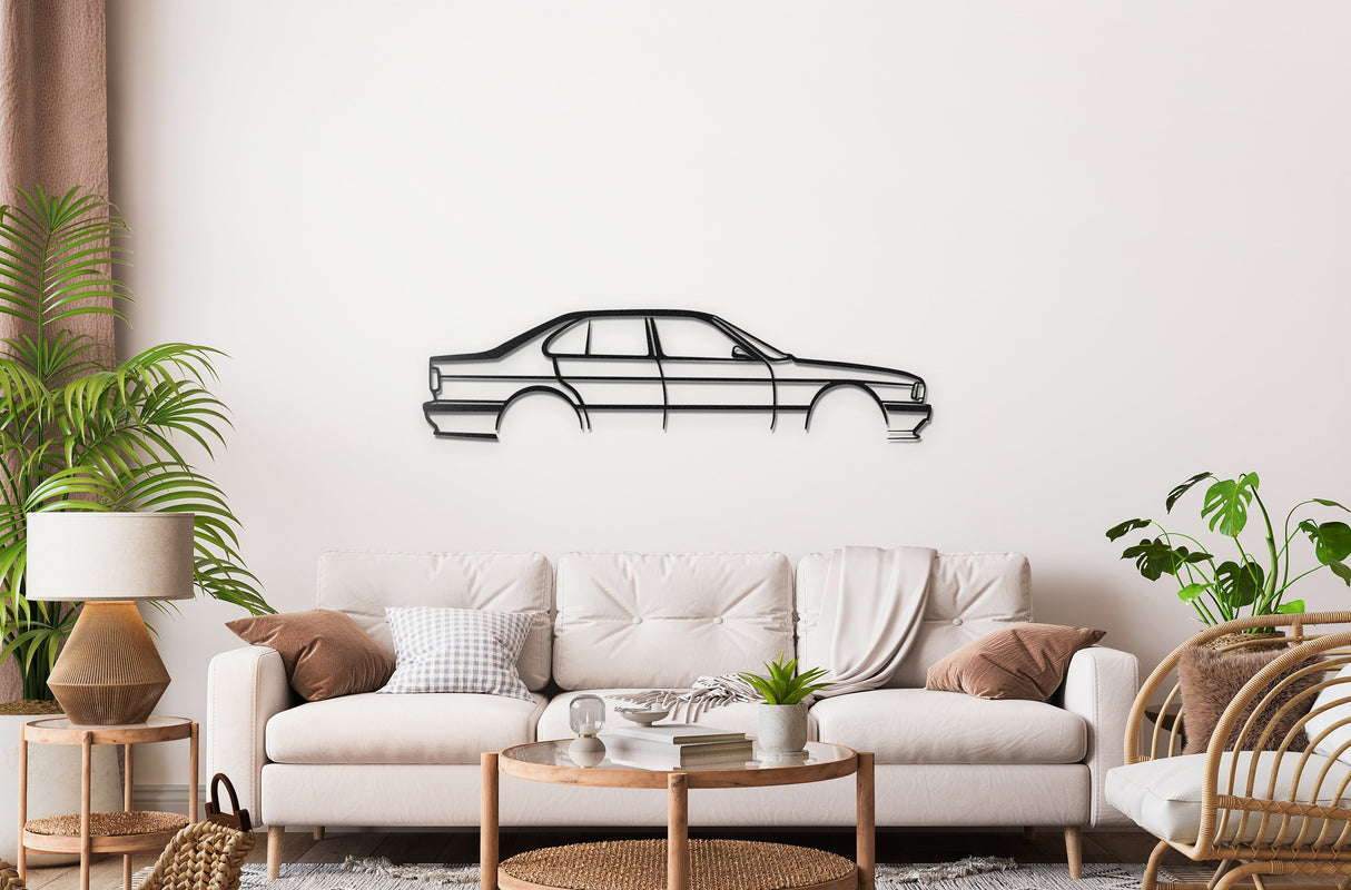 E34 M5 Metal Car Wall Art - NC0938