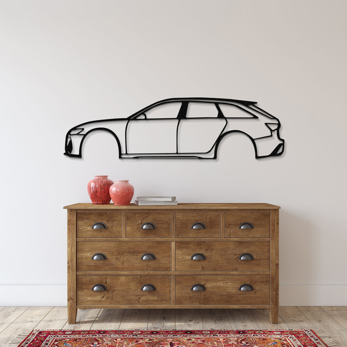 RS6 Metal Car Wall Art - NC1078