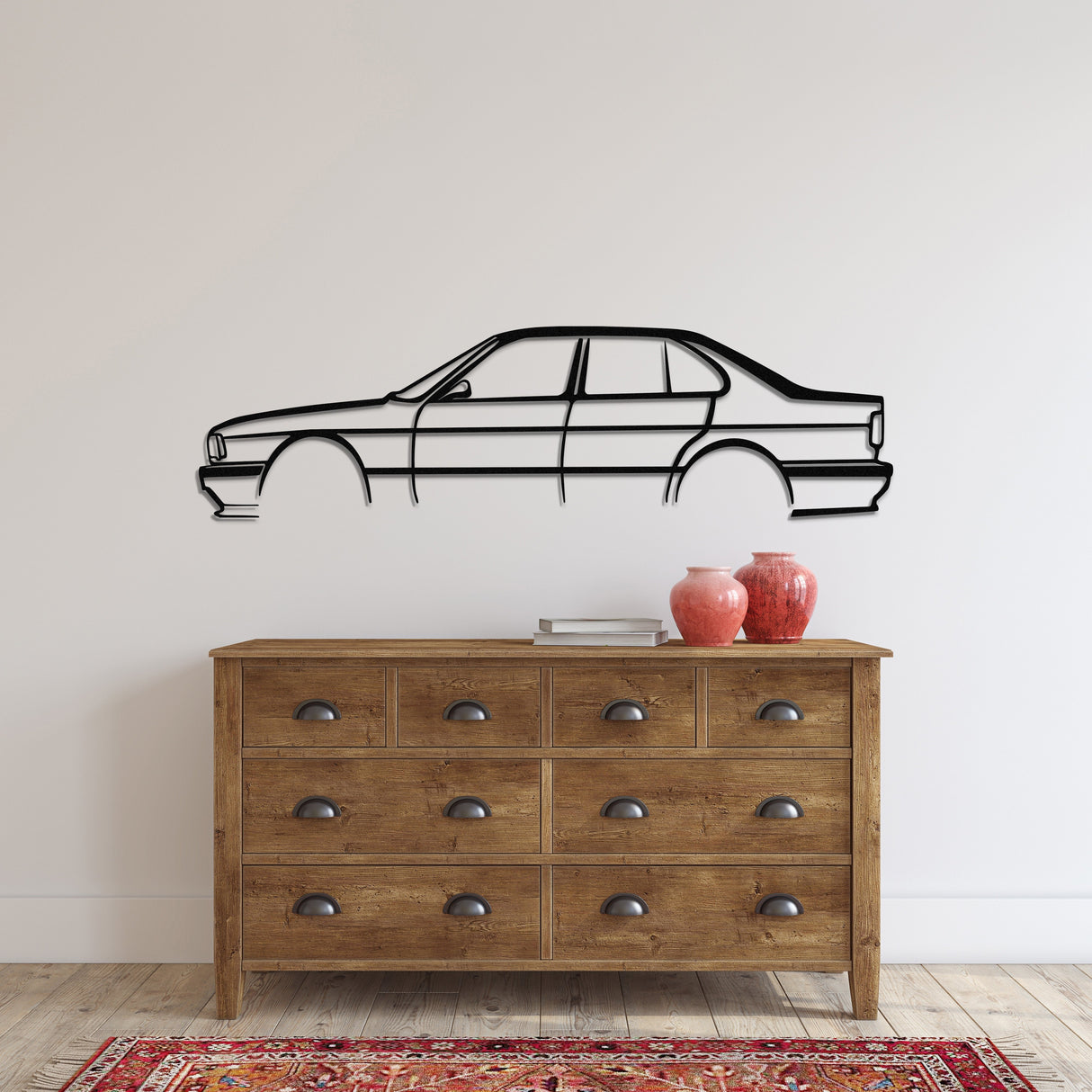 E34 M5 Metal Car Wall Art - NC0938