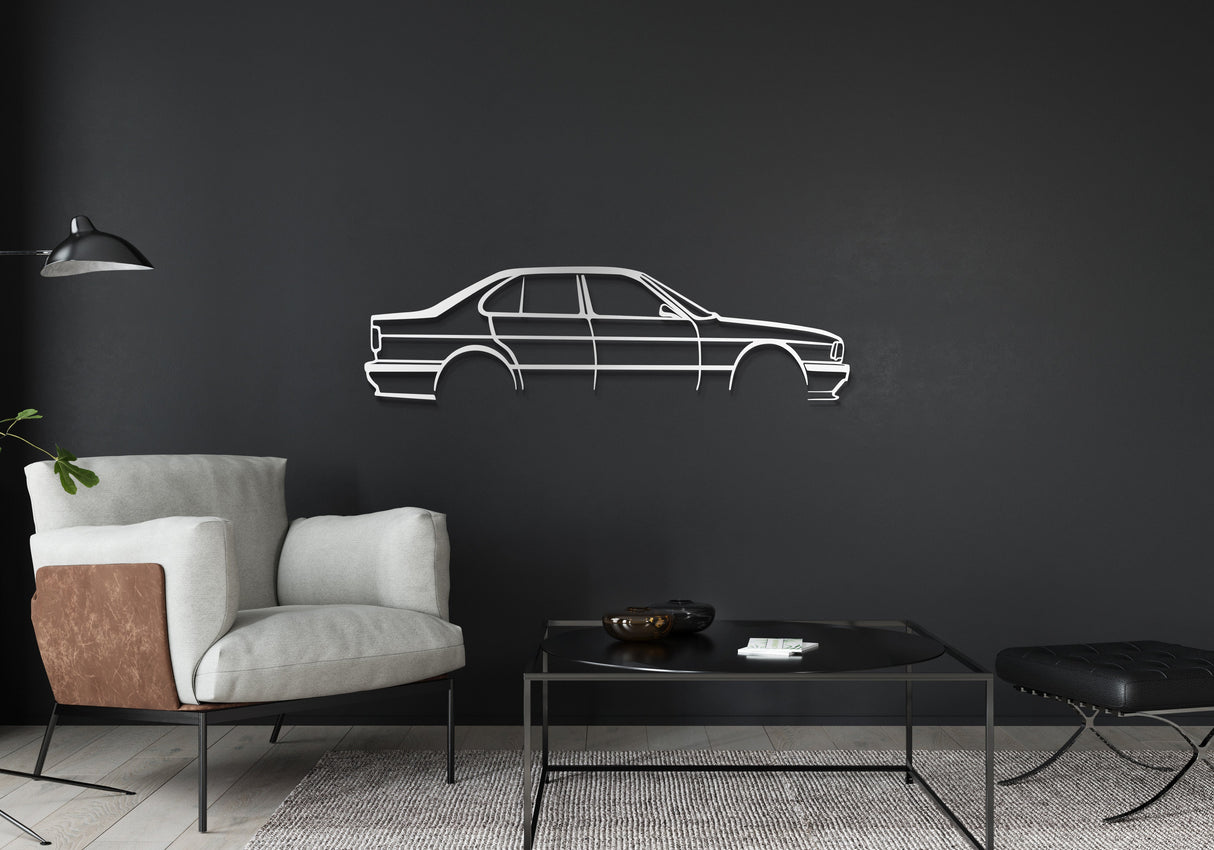 E34 M5 Metal Car Wall Art - NC0938