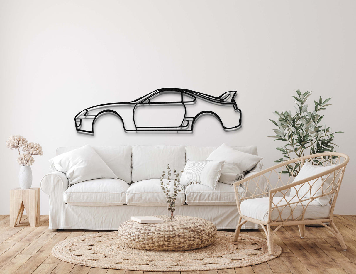 Supra MK4 Metal Car Wall Art - NC1096