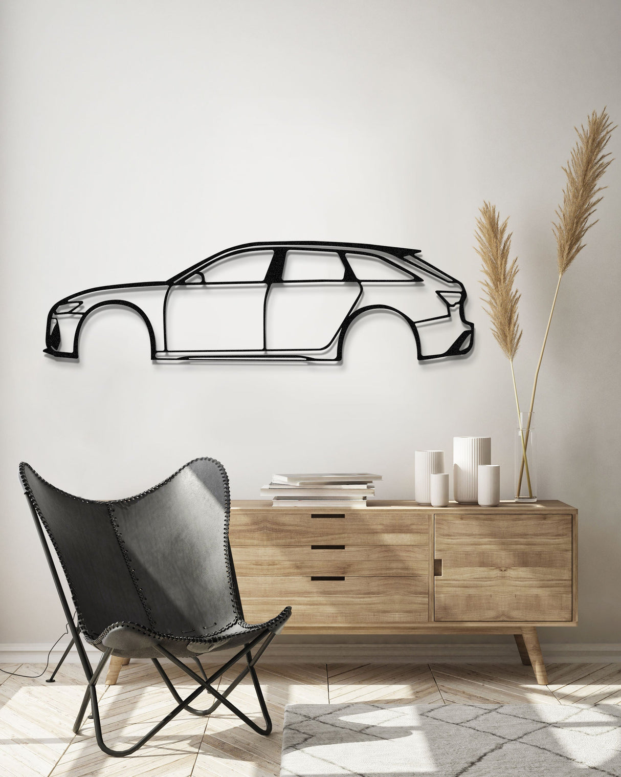 RS6 Metal Car Wall Art - NC1078