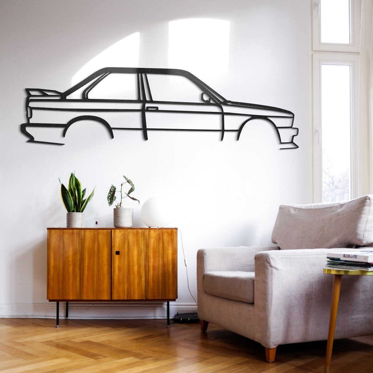 E30 M3 Metal Car Wall Art - NC0935