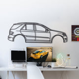 2006 M-Class W164 2nd Gen Metal Car Wall Art - NC 0333