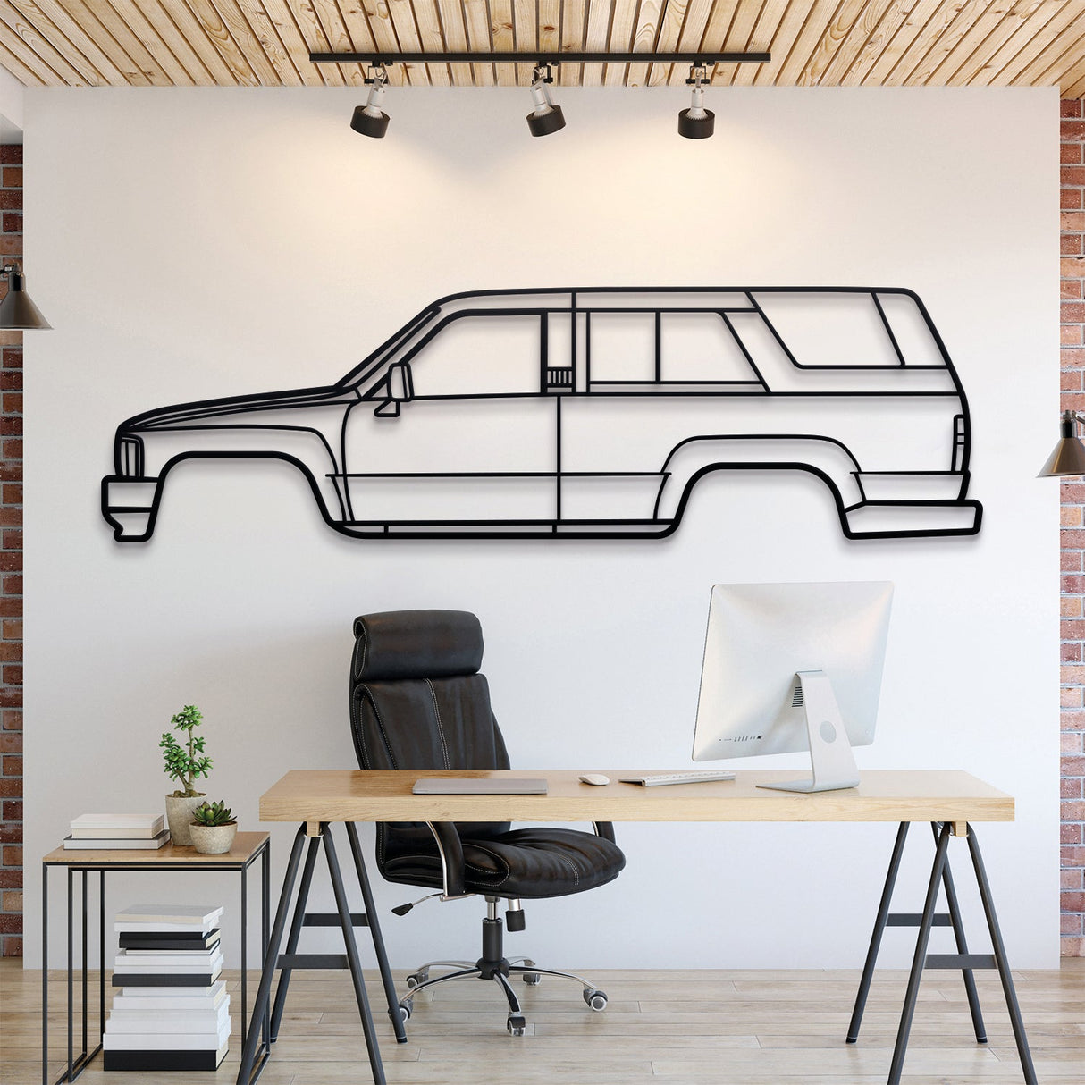 1984 4Runner 1st Gen (N60) Metal Car Wall Art - NC201