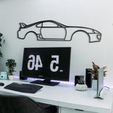 Supra MK4 Metal Car Wall Art - NC1096