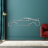 Supra MK4 Metal Car Wall Art - NC1096