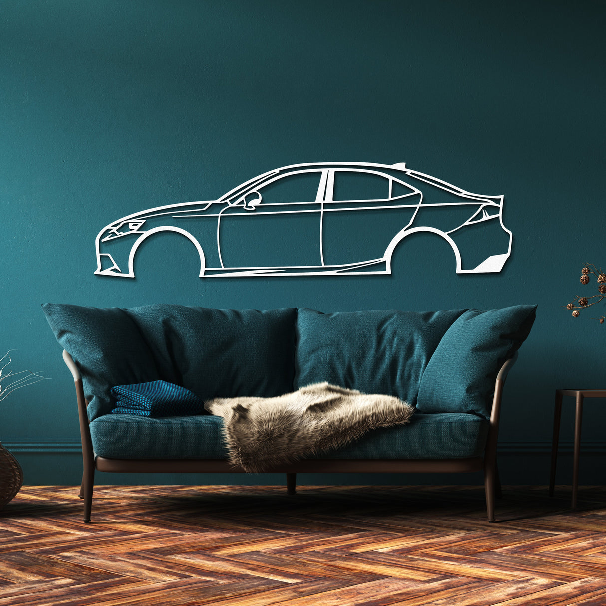 Lexus IS350 Metal Car Wall Art - NC1000