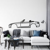 Honda S2000 Metal Silhouette Wall Art