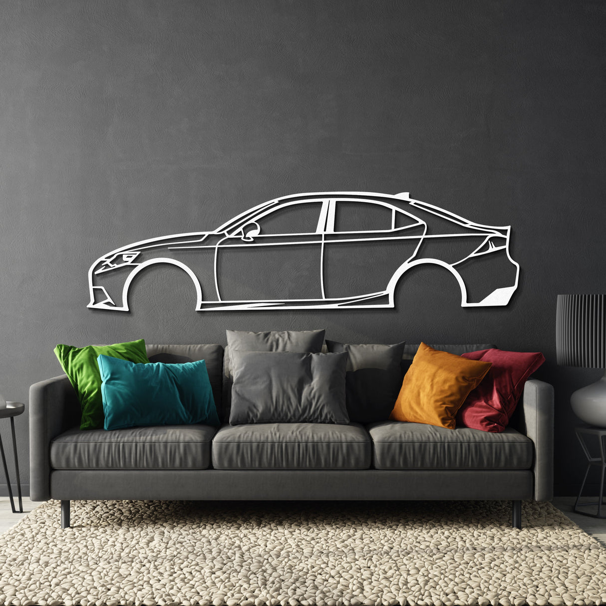 Lexus IS350 Metal Car Wall Art - NC1000